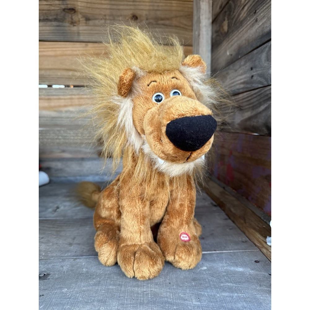 Plush Lion Sings Pussycat I love you Animated Plush Kids of America 05‎